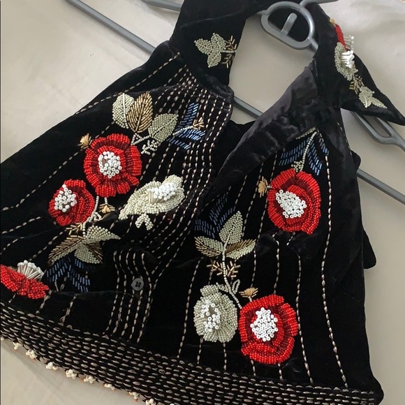 H&M Studio A/W 2016 Beaded Crop Top NWOT - Picture 5 of 5